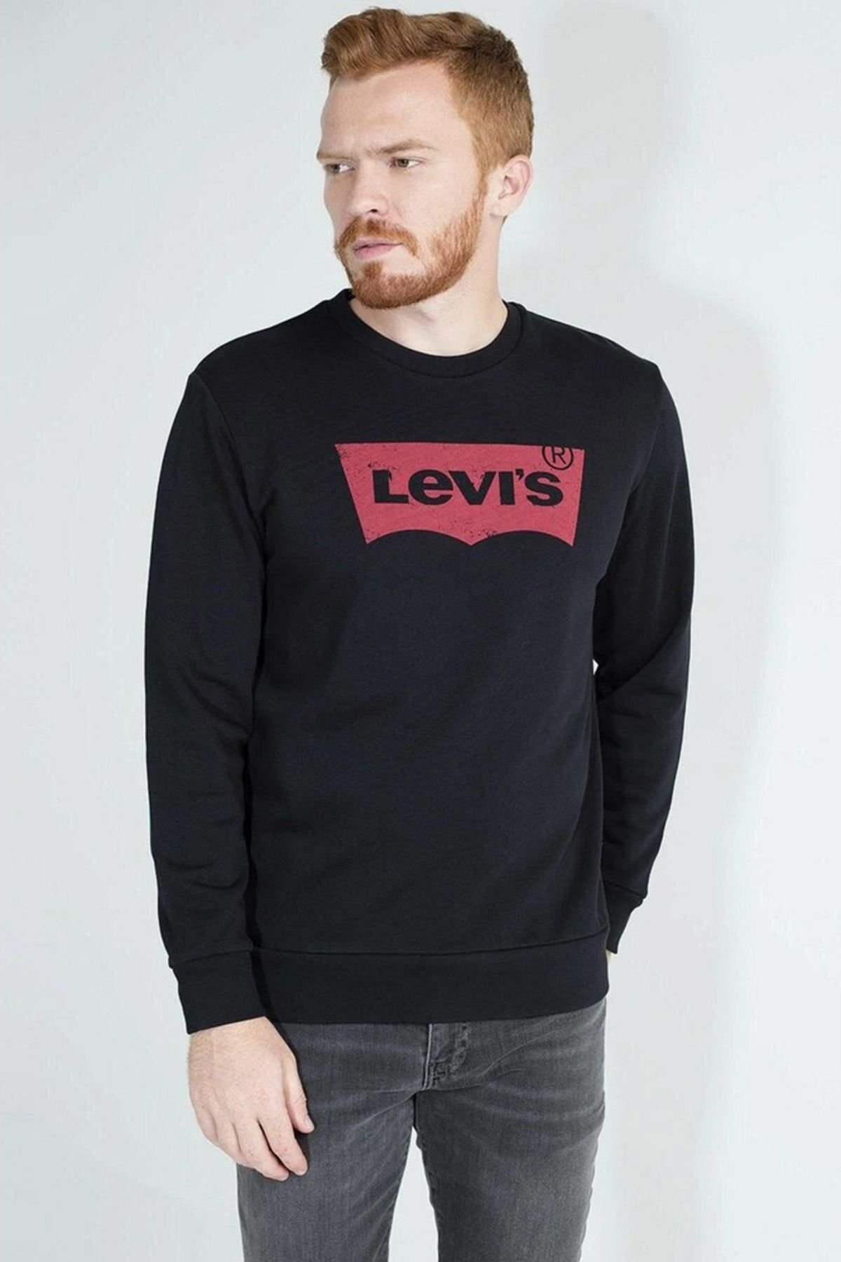 Levis Pamuklu Regular Fit Bisiklet Yaka Sweat Erkek A4911 0002