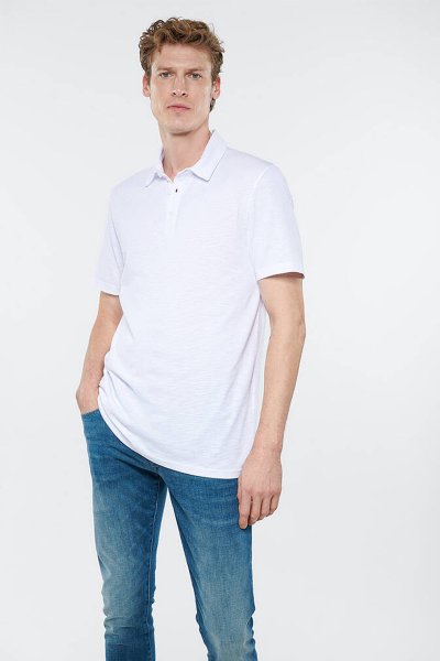 Mavi Erkek Beyaz Polo Tişört 0611327-620