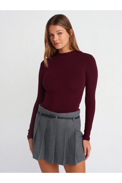 Dilvin Dik Yaka Yarım Balıkçı Top31433