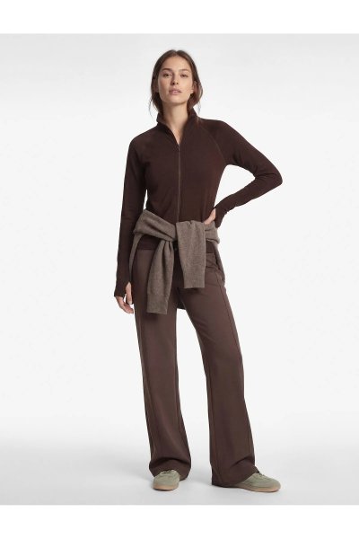 Koton Slim Fit Dikiş Detaylı Fermuarlı Dik Yaka Spor Ceket 6WAK20036NK