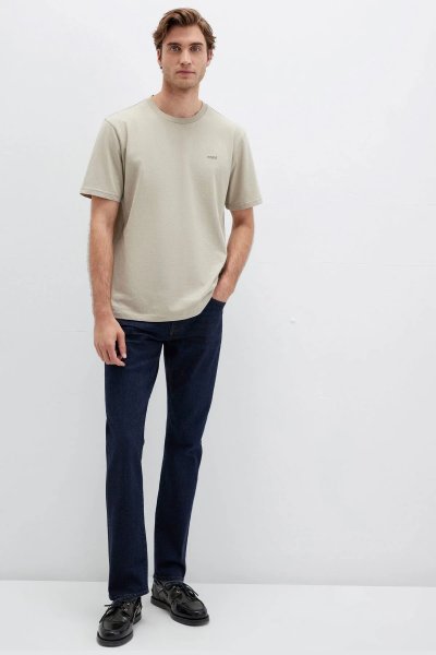 0612819-70154 MAVİ BASKILI TİŞÖRT