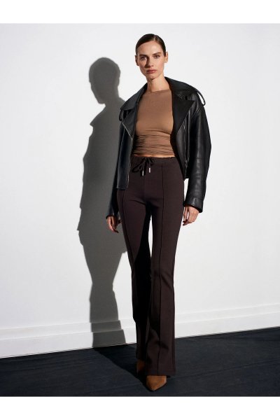 Dilvin Beli Lastikli İspanyol Paça Eşofman 71891