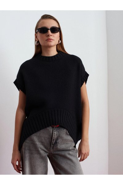 Dilvin Yün Karışımlı Oversize Süveter 10839