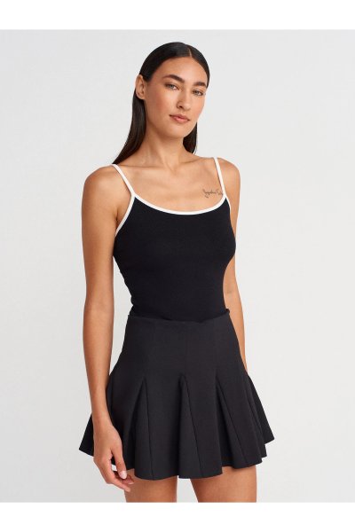 Dilvin Şeritli Askılı Top 21128