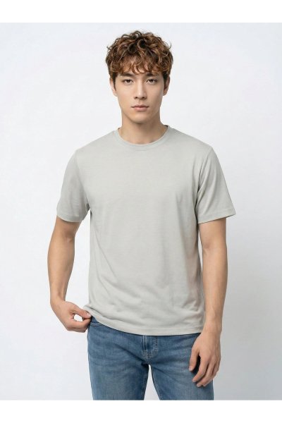 Loft Erkek 2042926 T-Shırt Vizon LF 2042926