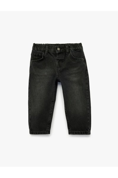 Koton Cep Detaylı Pamuklu Denim Pantolon 7WMB40001TD