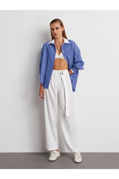 Dilvin Kemerli Pantolon 72189