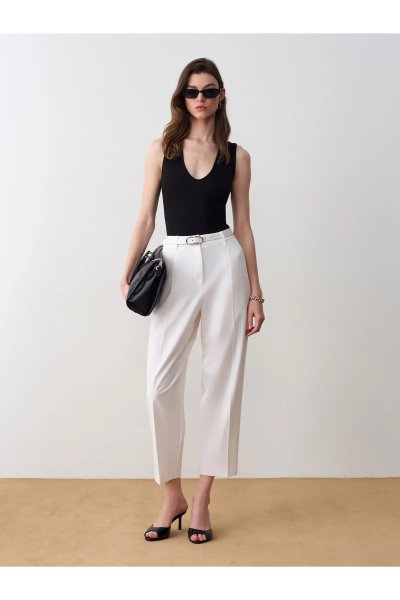 Dilvin Kemerli Havuç Pantolon 72672