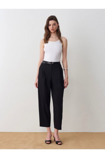Dilvin Kemerli Havuç Pantolon 72672