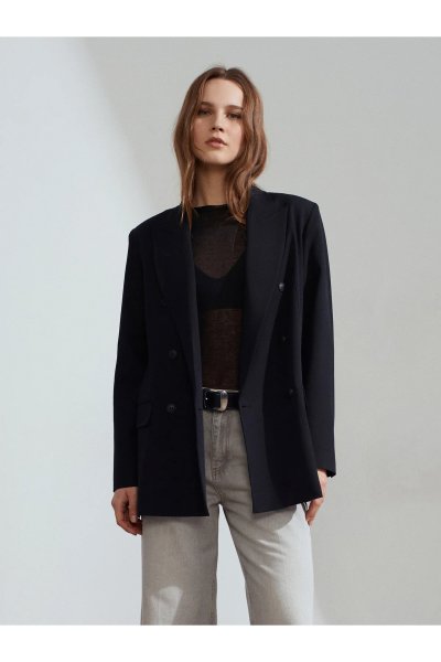Dilvin Kruvaze Blazer Ceket 60784