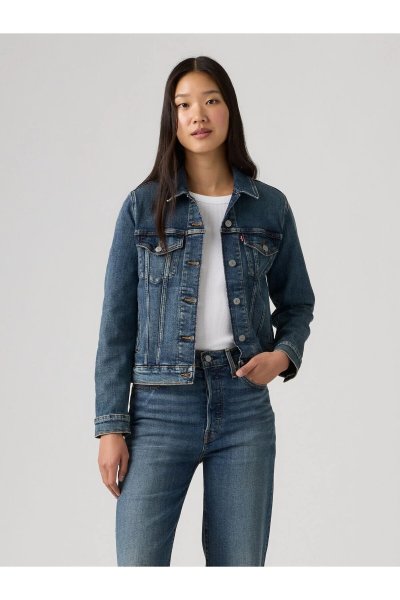 Levi's  KADIN MAVİ TRUCKER JEAN KOT CEKET 29945-0250