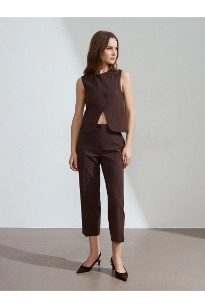 Dilvin Asimetrik Kesim Yelek 60604