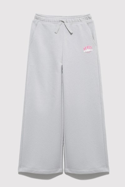 7010038-70075 MAVİ LOGO BASKILI ÖRME PANTOLON