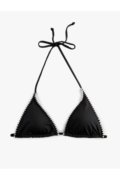 Koton Kroşe Detaylı Üçgen Bikini Üst 6SAK10172MM