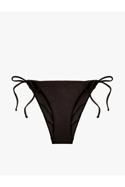 Koton Yanları İpli Taş Detaylı Bikini Altı 6SAK00096MM