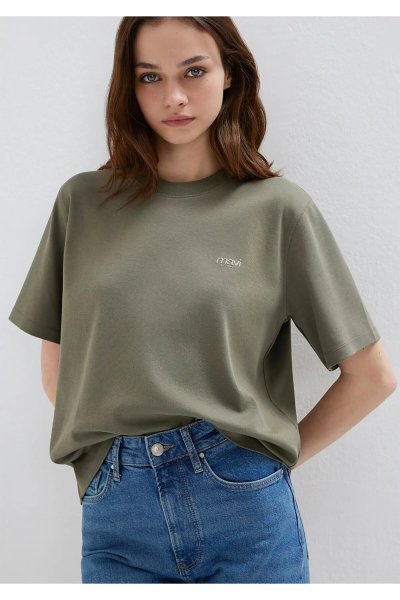 1613804-86961 MAVİ BASKILI TİŞÖRT