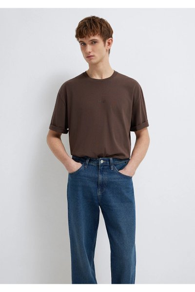 0613093-70251 MAVİ BASKILI TİŞÖRT