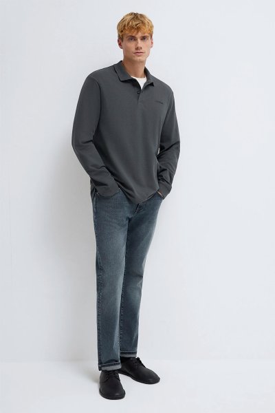 0613154-70088 MAVİ POLO YAKA TİŞÖRT