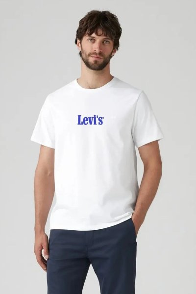 Levi's Pamuklu Logolu Relaxed Fit Bisiklet Yaka Erkek T Shirt A2082-0361