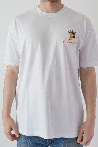 Chotanaq Talk Briefly Zürafa Baskılı T-shirt