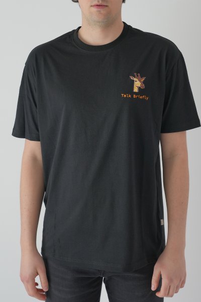 Chotanaq Talk Briefly Zürafa Baskılı T-shirt
