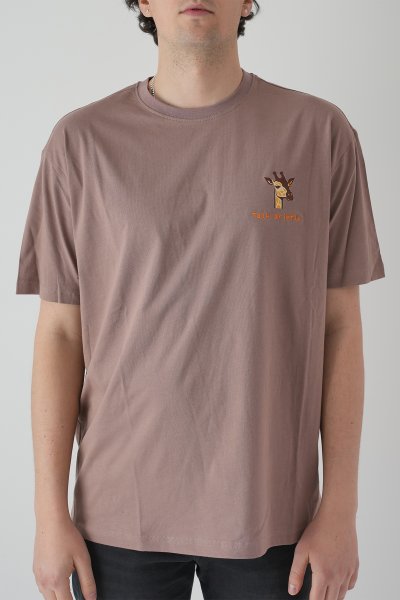 Chotanaq Talk Briefly Zürafa Baskılı T-shirt