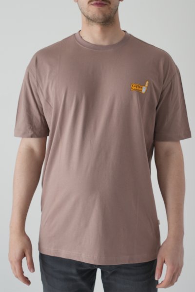 Chotanaq Kahve Baskılı T-shirt