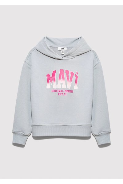 7S10179-70075 MAVİ BASKILI SWEATSHIRT